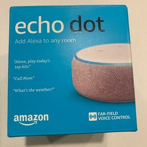 BRAND NEW IN BOX, AMAZON ECHO DOT